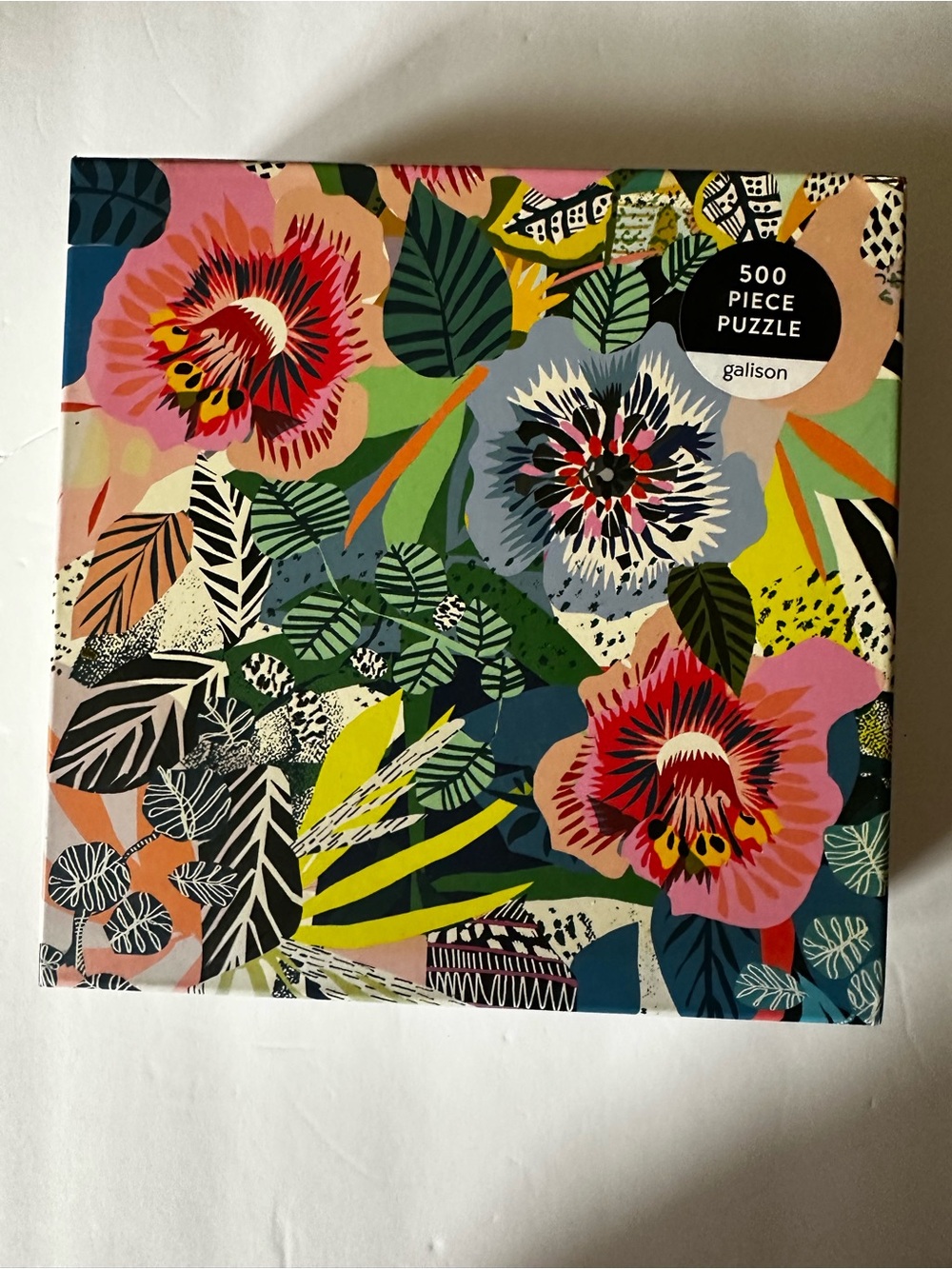 Galison Floral 500-Piece Puzzle - Multicolor